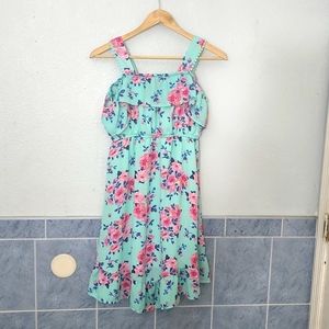 Girls flowered dress